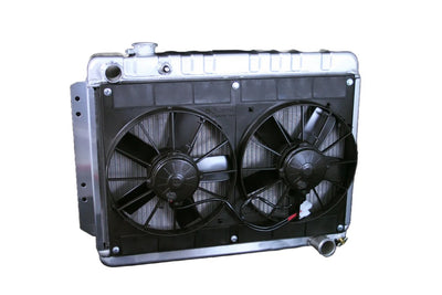 Radiateur avec ventilateurs Impala 59-64 Transmission manuelle Brute