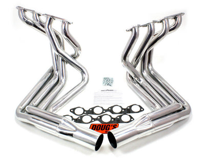 Collecteurs d'échappement latéraux BBC - Argent - Corvette 63-82