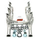 Collecteur d'échappement 66-70 BBF 390-428 Silver long tube