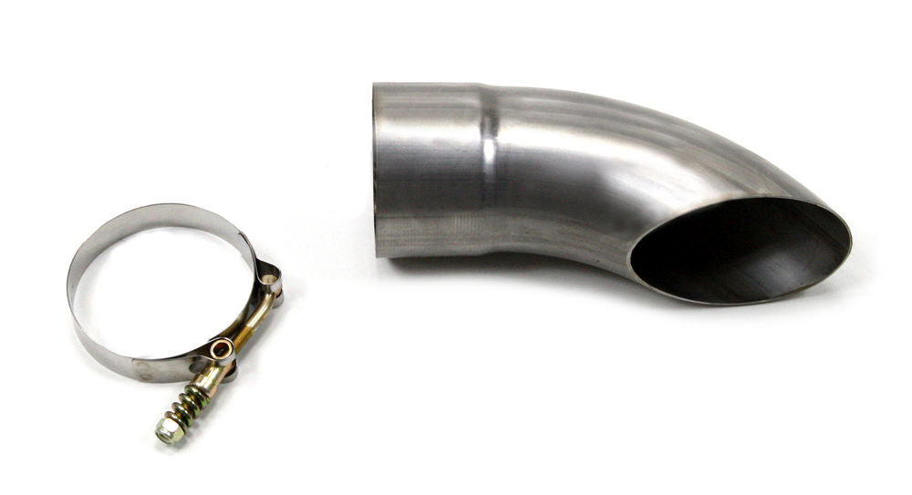 Découpe Électrique 3po INOX Courbée Vers le Bas