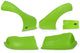 Kit de nez Dominator Late Model vert Xtreme