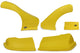 Kit de nez Dominator Late Model jaune