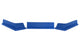Jupon modifié IMCA 3 pièces bleu