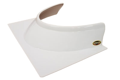 Pare-pierre moulé 4,5 po de haut blanc