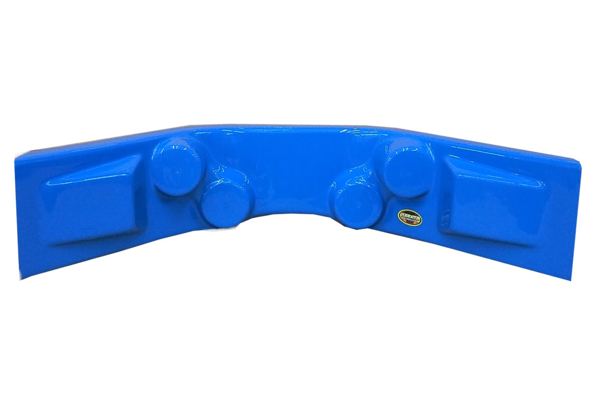 Tableau de bord courbé bleu 30 po l x 12 po P x 6,5 po