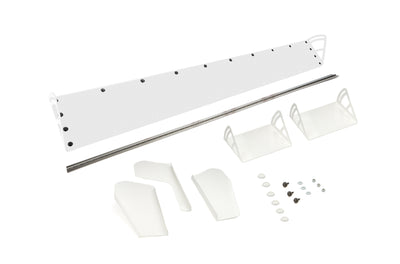 Spoiler en plastique 8x72po LM Blanc