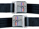 Ceintures de sécurité Mustang 64-73 avec emblème Mustang