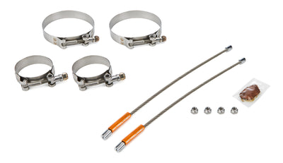 Set d'attaches légères 10 po Collier 2,375 po Pri/4,000 po