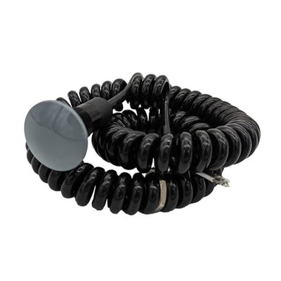 Bouton champignon Transbrake avec cordon - Gris