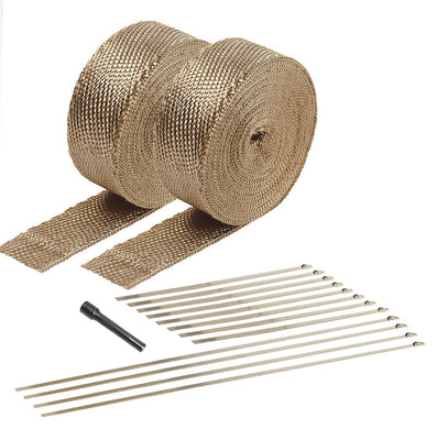 Kit de bande thermique d'échappement en titane