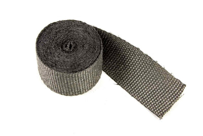 Bande thermique d'échappement en fibre de verre noire de 5 cm x 4,5 m