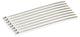 Attache-câbles autobloquantes inox 20cm - paquet de 8