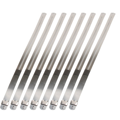 Attaches autobloquantes 12mm x 9po paq. de 8