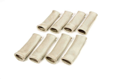 Protège-botte argenté, 8 unités, compatible avec les fils de bougie coudés à 90 degrés