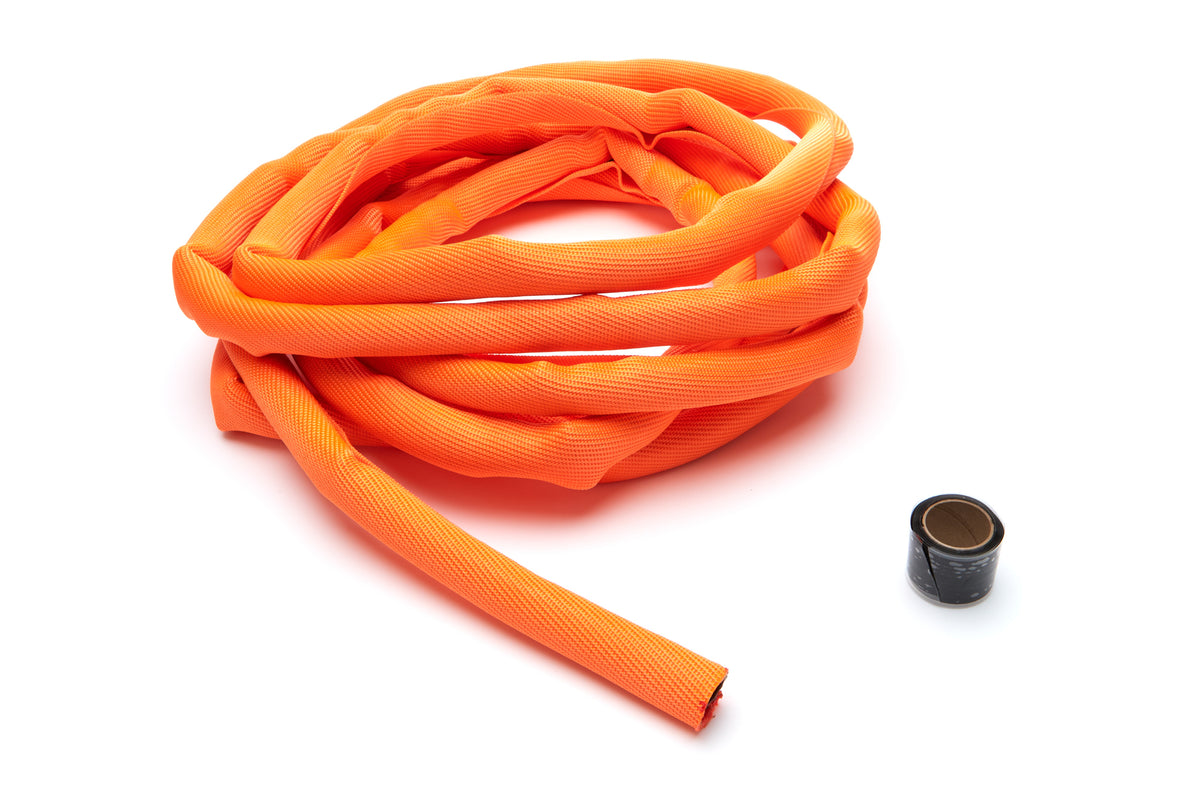 Cache-câble de recharge VE orange de 19 mm à 25 mm