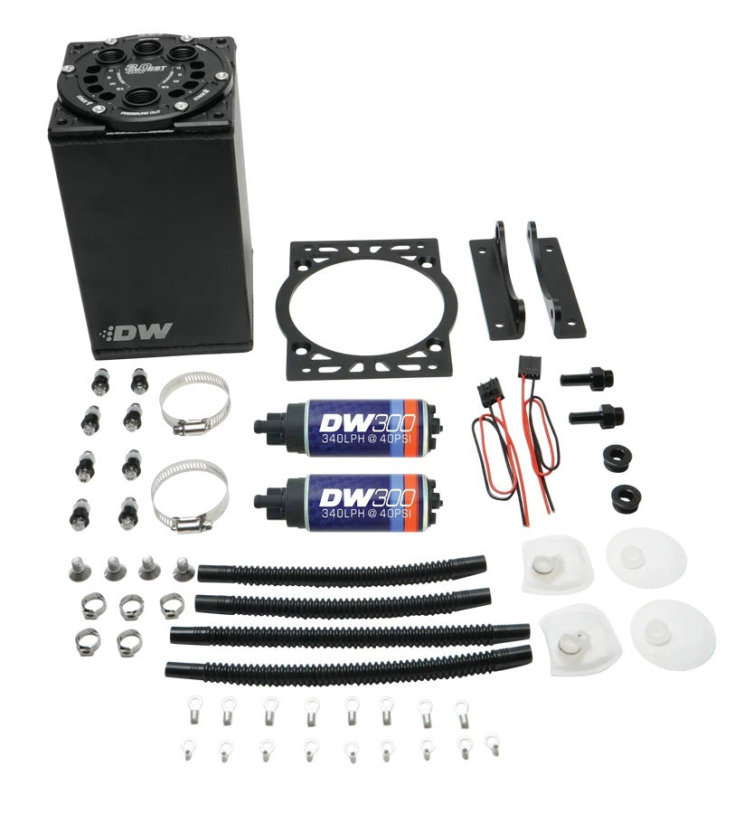 3L Staged Surge Tank Dual DW300 Fuel Pumps