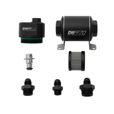 70mm Billet Filter Reg 10 Micron 6AN Fittings