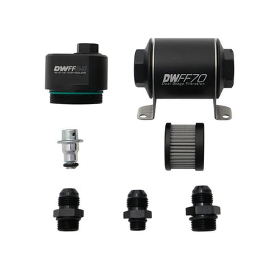 70mm Billet Filter Reg 10 Micron 8AN Fittings