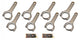 SBC 6.125 Forged Rods - 2.100 Pin Dia.