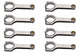 Bielles forgées en H SBC 4340 6.200 avec ARP 2000