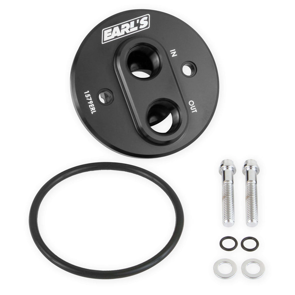 Adaptateur de filtre à huile Chevy V8 68-00 Aluminium usiné
