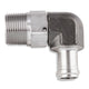 Raccord coudé mâle 5/8 cannelé vers mâle 3/4 NPT pivotant en inox