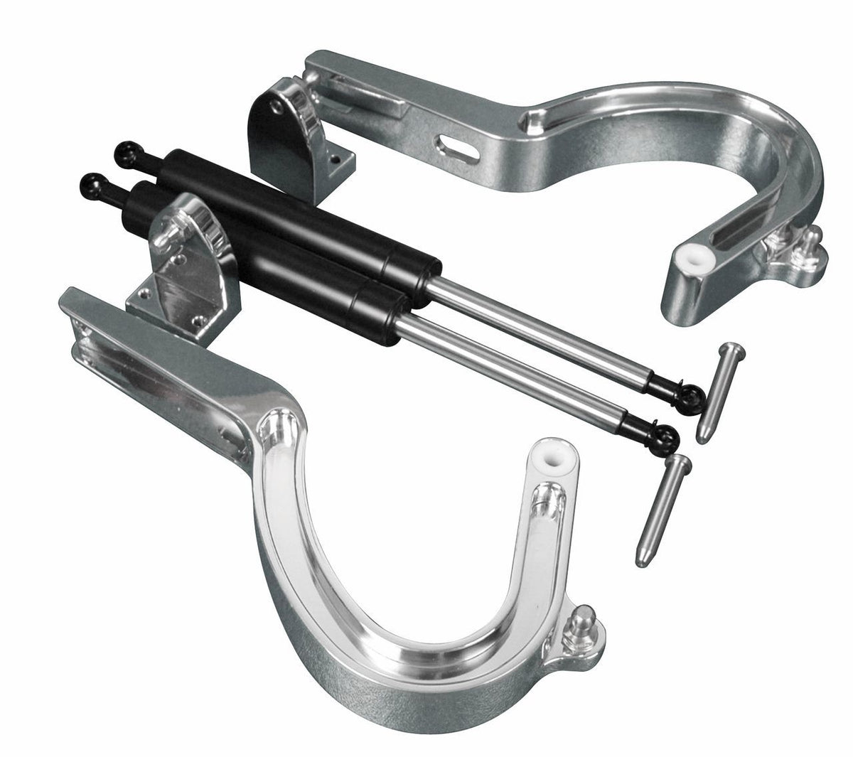 Billet Trunk Hinges Polished