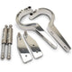 Billet Trunk Hinges Polished