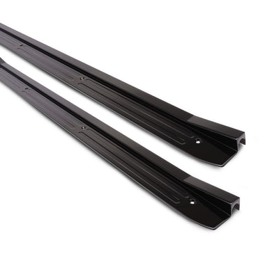 Billet Door Sill Plates Matte Black
