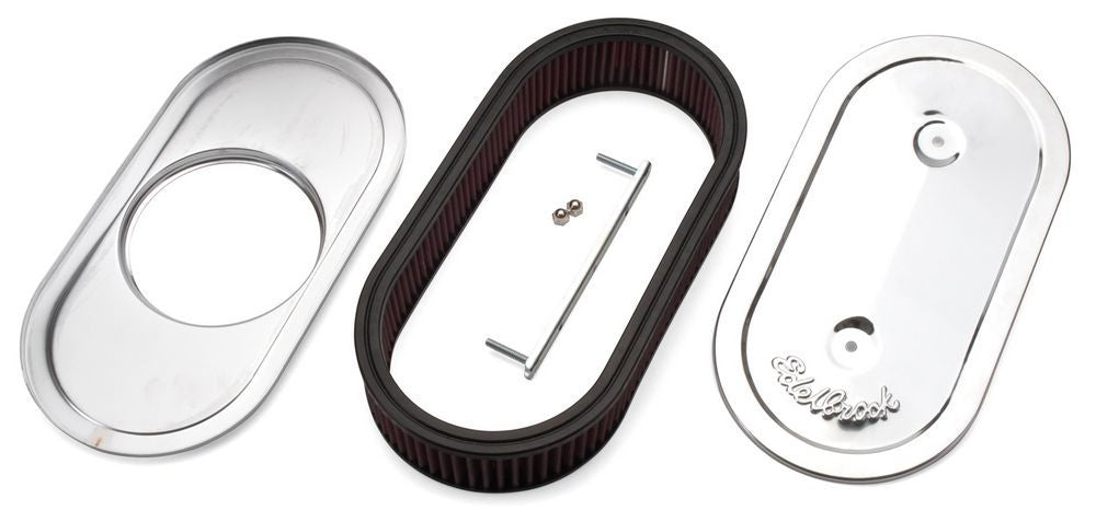 Filtre à air ovale pour carburateur simple corps 4 barils