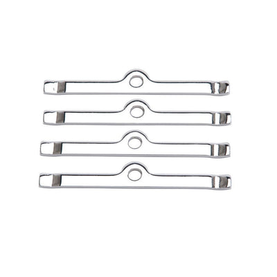 Pattes de maintien chromées V/C - 4 pcs.