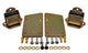 Supports de conversion moteur LS1 courts/larges zingés