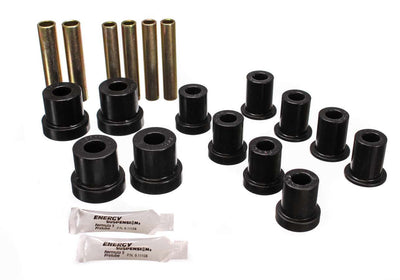 70-87 GM 4x4 Kit de bagues de ressort avant Noir