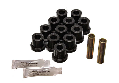 Jeu de bagues de ressort arrière noires pour Chevrolet 55