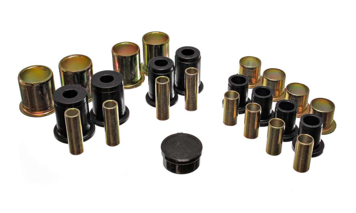 Jeu de bagues de bras de suspension avant GM Noir