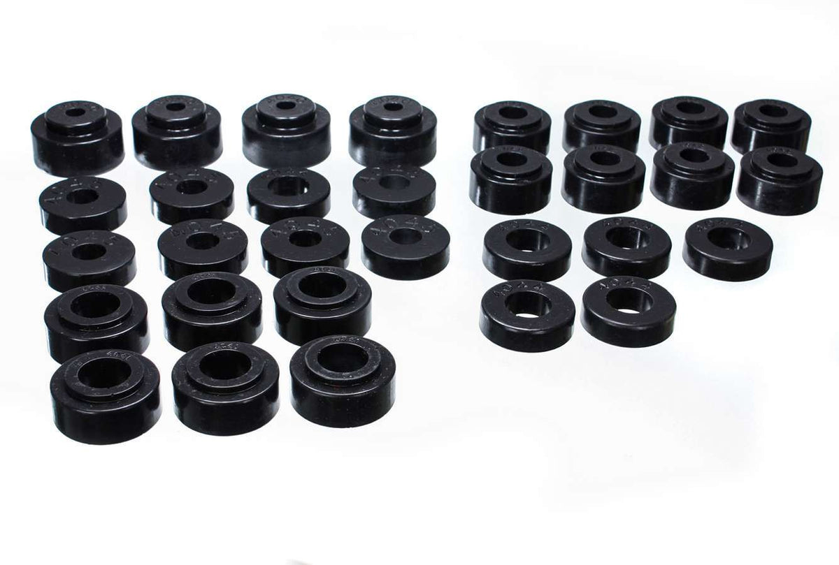 Supports de carrosserie noirs pour Chevrolet 68-72