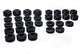 Supports de carrosserie noirs pour Chevrolet 68-72
