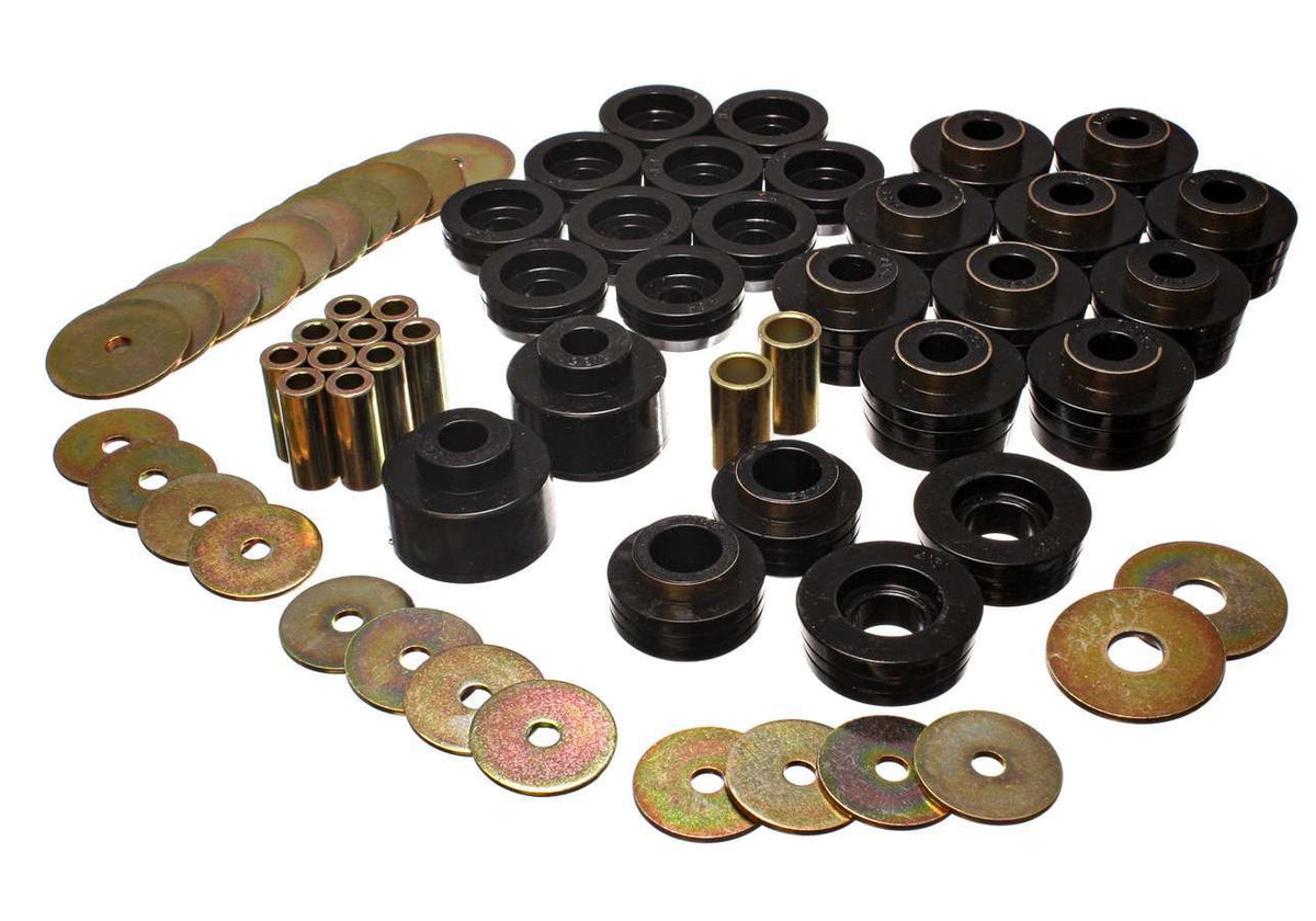 Supports de carrosserie noirs pour Chevrolet 78-88