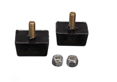 Butée de choc 7/8 x 1-7/8 x 1-3/8 Rect Lo Pro Paire