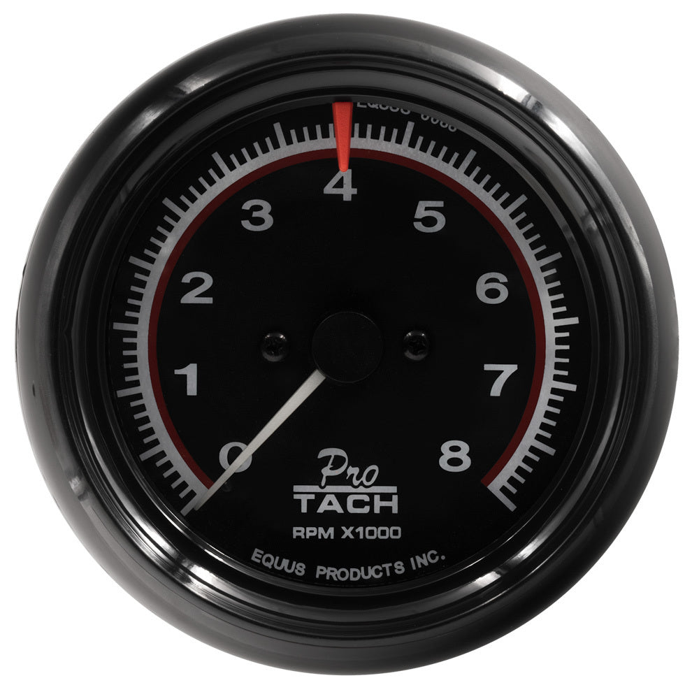 Tachymètre de 3-3/8 po de diamètre, 8000 tr/min, cadran noir