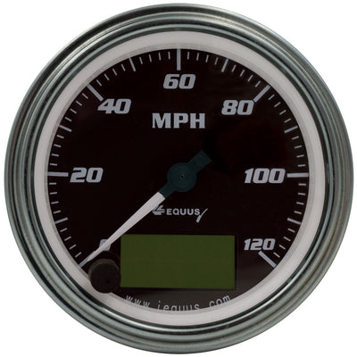 Tachymètre de 3-3/8 po de diamètre 0-120 mi/h chromé électrique