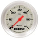 Manomètre de suralimentation argenté de 2,0 po, 60 psi
