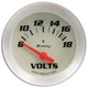 Voltmètre 2.0 Dia, Argent, 8-18 Volts