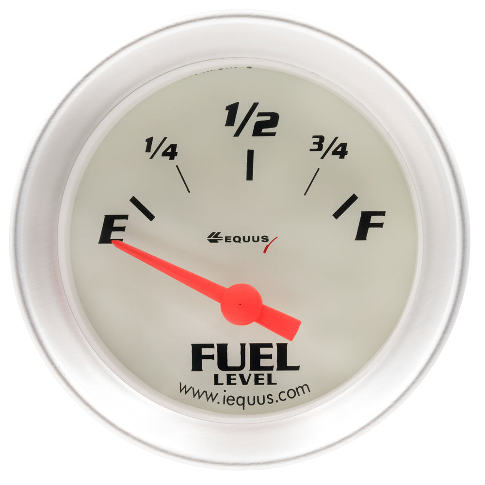 Jauge de niveau de carburant Dia 2.0 argentée