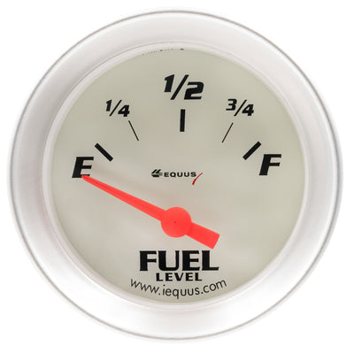 Jauge de niveau de carburant Dia 2.0 argentée