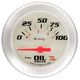 2-5/8 po jauge de pression d'huile argent 0-100psi