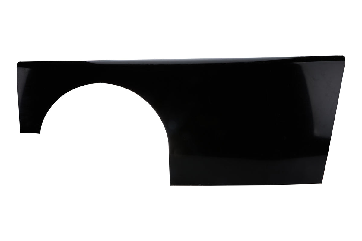 Aile arrière gauche en aluminium modifiée noire