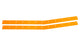88 MD3 Bandes d'usure Monte Carlo Orange fluorescent