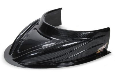 MD3 Prise d'air de capot 5 po de haut Aspect fibre de carbone plat