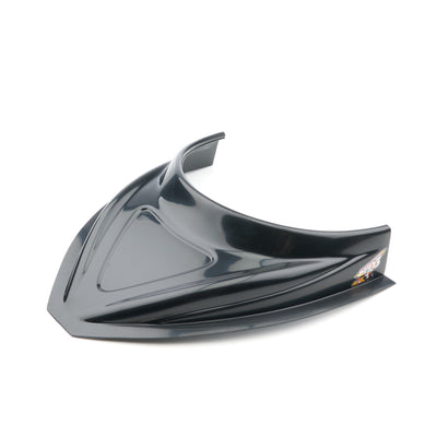 Prise d'air de capot MD3 courbée noire 7,6 cm de haut